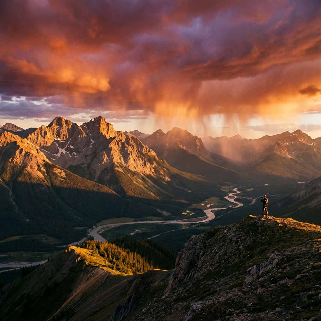 Cinematic landscape background generated by ZImage AI